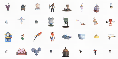 SeqTex: generating mesh textures with video diffusion &mdash; animated results